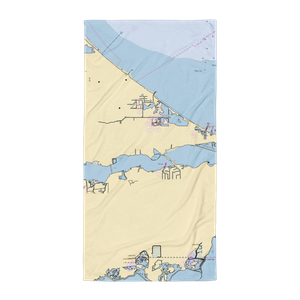  River Retreat Marina and Campground (Lacarne, OH) NOAA Chart Towel