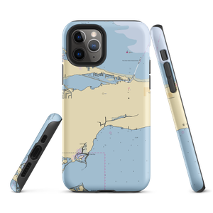 Erie islands Resort and Marina (Lacarne, OH) NOAA Chart  Tough iPhone Case