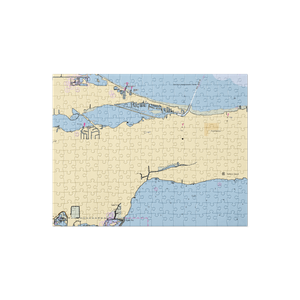 Erie islands Resort and Marina (Lacarne, OH) NOAA Chart Jigsaw Puzzle