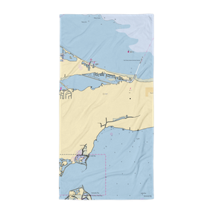 Erie islands Resort and Marina (Lacarne, OH) NOAA Chart Towel