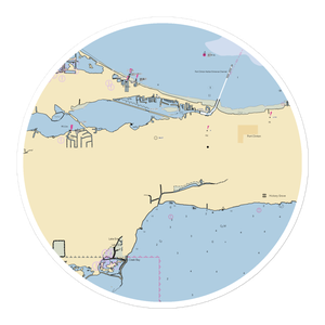 Erie islands Resort and Marina (Lacarne, OH) NOAA Chart Sticker