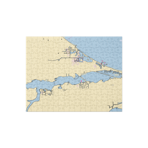 Johnny's Resort Marina (Lacarne, OH) NOAA Chart Jigsaw Puzzle