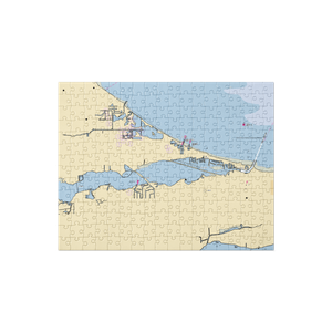 Safe Harbor Lakefront (Lacarne, OH) NOAA Chart Jigsaw Puzzle