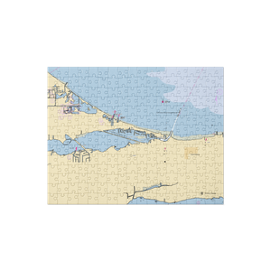 Jacknife Marina Inc (Lacarne, OH) NOAA Chart Jigsaw Puzzle