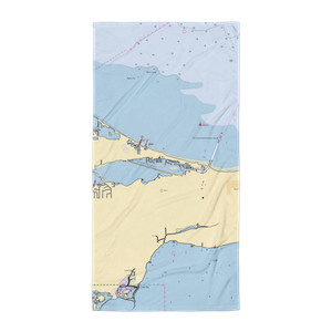 Jacknife Marina Inc (Lacarne, OH) NOAA Chart Towel