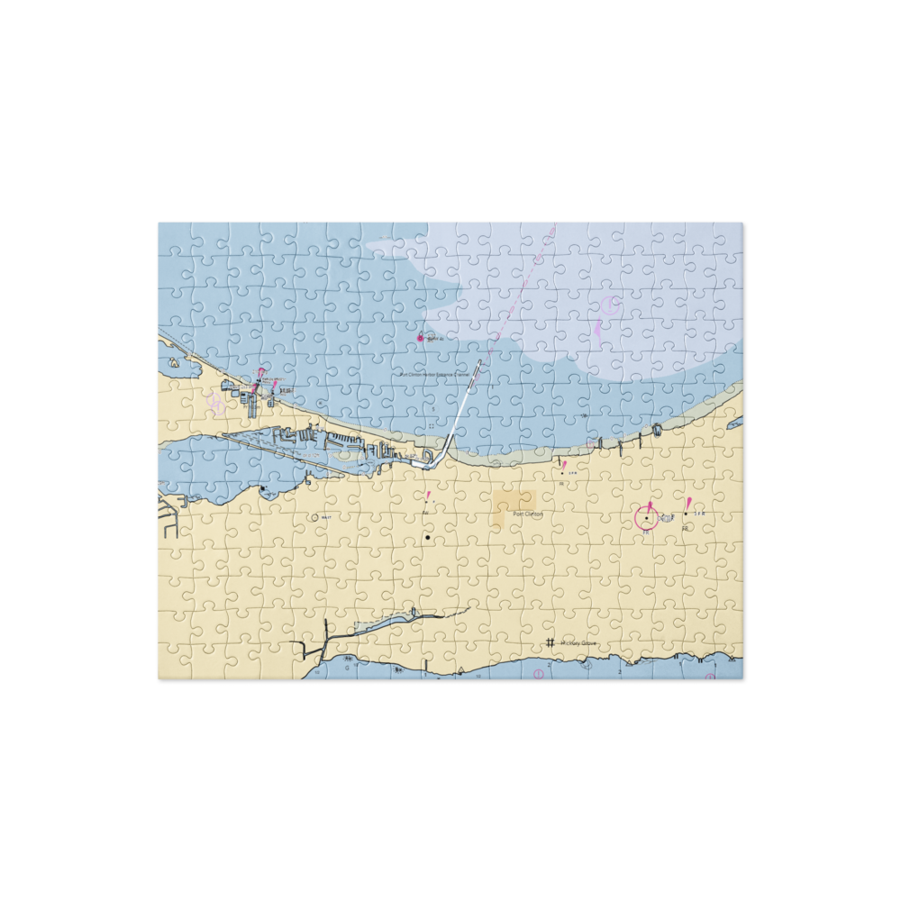 Brands' Marina (Gypsum, OH) NOAA Chart Jigsaw Puzzle 