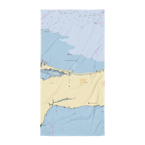 Shore Nuf Charters & Drawbridge Marina (Gypsum, OH) NOAA Chart Towel