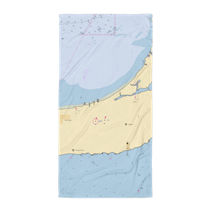 Knecht's Beach & Marina (Gypsum, OH) NOAA Chart Towel