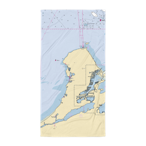 Catawba Island Club (Gypsum, OH) NOAA Chart Towel