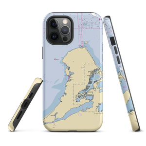 Catawba Island Marina South (Gypsum, OH) NOAA Chart  Tough iPhone Case