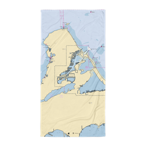 Winkes Landing (Gypsum, OH) NOAA Chart Towel