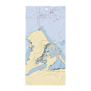 Pier 53 Marine (Lakeside Marblehead, OH) NOAA Chart Towel