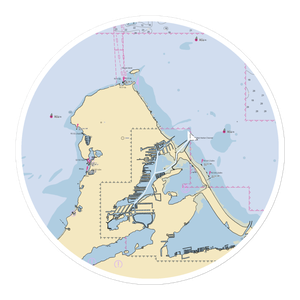 Pier 53 Marine (Lakeside Marblehead, OH) NOAA Chart Sticker