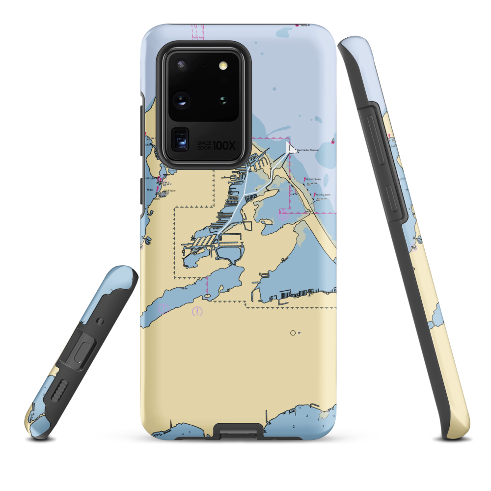 Midway Marina (Gypsum, OH) NOAA Chart Samsung Phone Case Samsung Galaxy S20 Ultra model shown