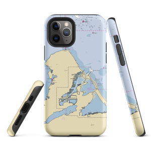 Catawba Moorings (Lakeside Marblehead, OH) NOAA Chart  Tough iPhone Case