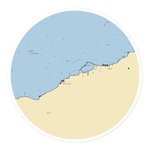 The Cove Inn (Vickery, OH) NOAA Chart Sticker