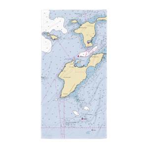 Miller Marina Put in Bay (Put In Bay, OH) NOAA Chart Towel