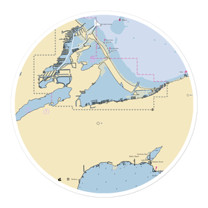 Tibbels Marina & Court (Lakeside Marblehead, OH) NOAA Chart Sticker