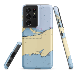 Marine City Yacht Club (Lakeside Marblehead, OH) NOAA Chart Samsung Phone Case