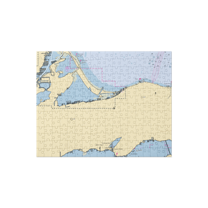 Harbor Winds Trailer Park Marina (Lakeside Marblehead, OH) NOAA Chart Jigsaw Puzzle