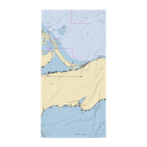 Harbor Winds Trailer Park Marina (Lakeside Marblehead, OH) NOAA Chart Towel