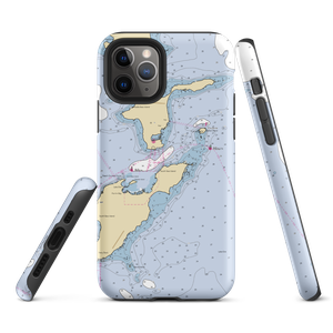 The Boardwalk (Put In Bay, OH) NOAA Chart  Tough iPhone Case