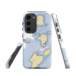 Burgundy Bay Marina (Middle Bass, OH) NOAA Chart Samsung Phone Case