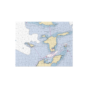 Burgundy Bay Marina (Middle Bass, OH) NOAA Chart Jigsaw Puzzle