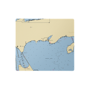 Plymouth Shore On The Bay (Lakeside Marblehead, OH) NOAA Chart  Gaming Mouse Pad