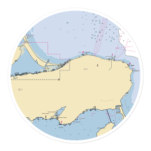 Marblehead Harbor (Lakeside Marblehead, OH) NOAA Chart Sticker