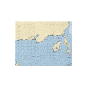 South Beach Resort (Lakeside Marblehead, OH) NOAA Chart Jigsaw Puzzle