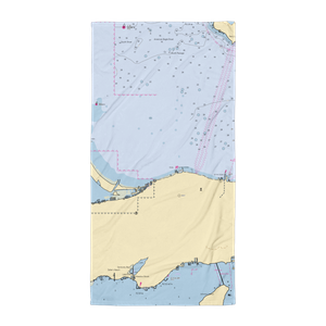 Shrock's Marina Inc (Lakeside Marblehead, OH) NOAA Chart Towel