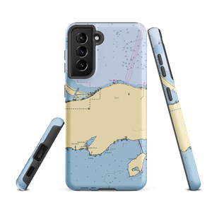 Blue Water Condominiums and Marina (Lakeside Marblehead, OH) NOAA Chart Samsung Phone Case