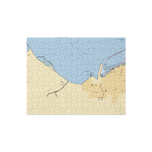 Cold Creek Trout Camp (Sandusky, OH) NOAA Chart Jigsaw Puzzle