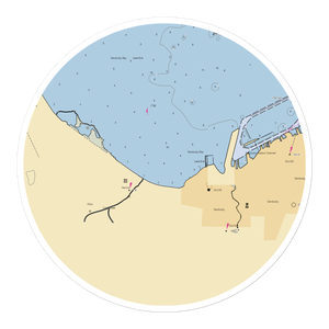 Cold Creek Trout Camp (Sandusky, OH) NOAA Chart Sticker