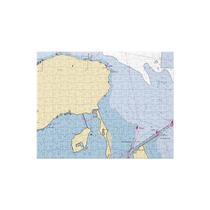 Bay Point Marina and Resort (Lakeside Marblehead, OH) NOAA Chart Jigsaw Puzzle