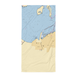 Safe Harbor Sandusky (Sandusky, OH) NOAA Chart Towel