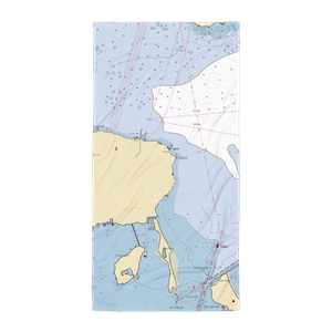 Marina Rest (Lakeside Marblehead, OH) NOAA Chart Towel