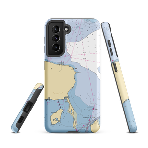 Lighthouse Point Marina (Kelleys Island, OH) NOAA Chart Samsung Phone Case