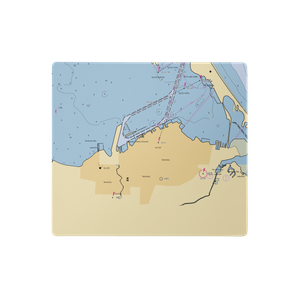 Shelby Street Public Boat Ramp (Sandusky, OH) NOAA Chart  Gaming Mouse Pad