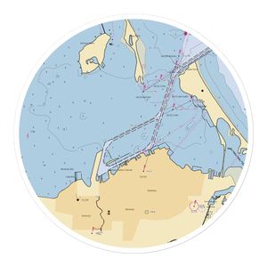 Sandusky Yacht Club (Sandusky, OH) NOAA Chart Sticker