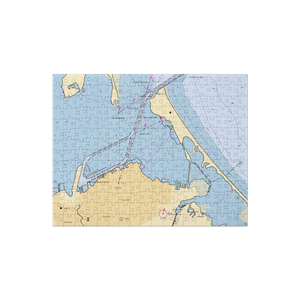 Oasis Marinas at Battery Park (Sandusky, OH) NOAA Chart Jigsaw Puzzle