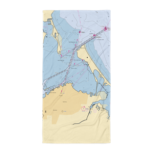 Sandusky Sailing Club (Sandusky, OH) NOAA Chart Towel