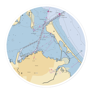 Sandusky Sailing Club (Sandusky, OH) NOAA Chart Sticker