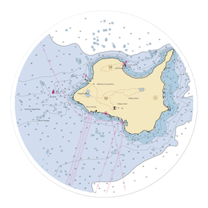 Craft's Lakeview Lane (Kelleys Island, OH) NOAA Chart Sticker