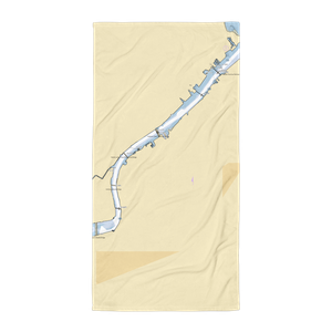 International Park Area (Toledo, OH) NOAA Chart Towel