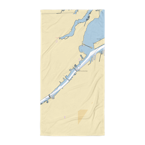 Brenner75 @ Harrison's Marina (Toledo, OH) NOAA Chart Towel