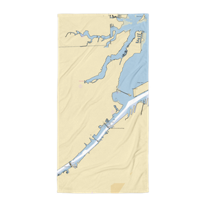 Bay View Yacht Club (Toledo, OH) NOAA Chart Towel