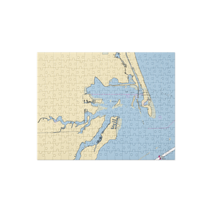 Jo Jo's Marina (Erie, MI) NOAA Chart Jigsaw Puzzle