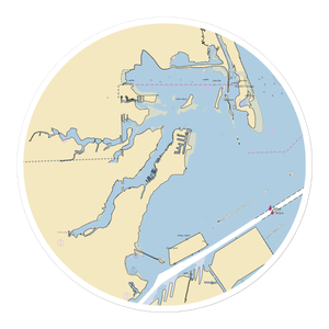 Point Place Boat Club (Toledo, OH) NOAA Chart Sticker